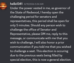 Evidence Hello is Governor of Redwood.png
