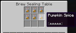 The sealed brews' description will have brackets around the quality rating.
