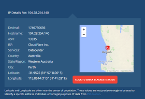 Example IP address' geolocation and ISP information.png