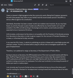 SnoWhiteBeard DPA secretary resignation.png