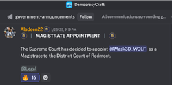 Mask3D WOLF magistrate appointment.png