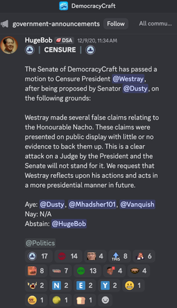 President Westray senate censure.png