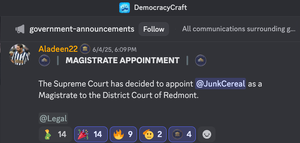 JunkCereal magistrate appointment.png