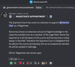 Kanne magistrate appointment.png