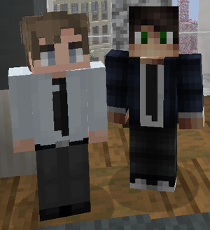 Bardiya King (left) and Ryland Wethersbee (right) at the Capitol in 2025